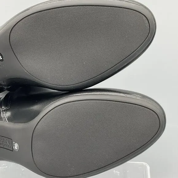 NEW Alfani Women’s PAAM Faux Leather Sleek Booties Black Size 9M - Picture 10 of 10